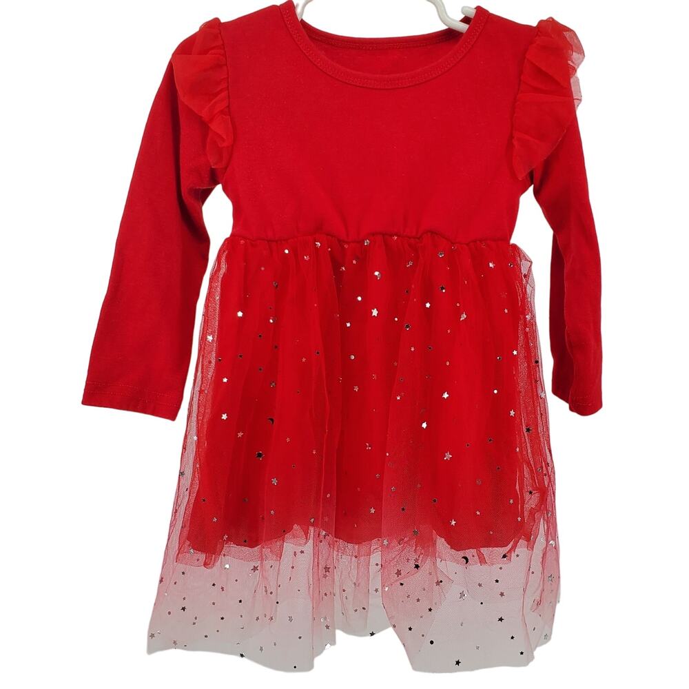 Shein Red Toddler Girls Dress Size 2T Pre-Owned‎